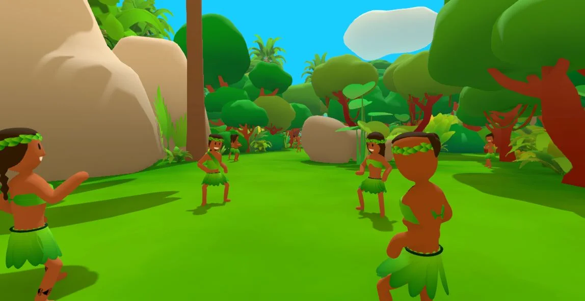 파인애플-온-피자-게임-리뷰-부족들과-함께-춤을2