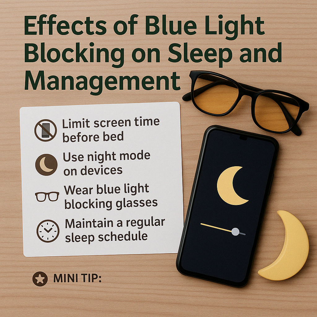 블루라이트 차단이 수면에 미치는 영향과 관리법