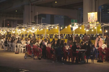 한강 달빛 야시장 푸드