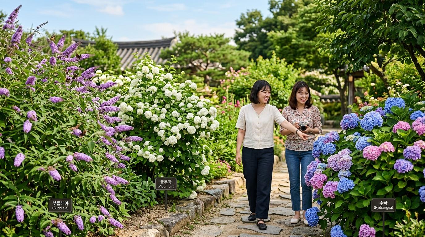 불두화, 백당나무, 수국 비교