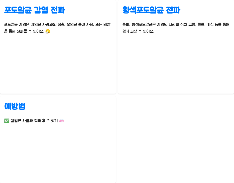 미생물학: 포도알균, 위험한 세균의 진실은? - 포도알균: 그람 양성 세균의 대표 주자 - 포도알균 감염: 어떻게 전파될까요? 미생물학: 포도알균, 위험한 세균의 진실은? - 포도알균: 그람 양성 세균의 대표 주자 - 포도알균 감염: 어떻게 전파될까요?