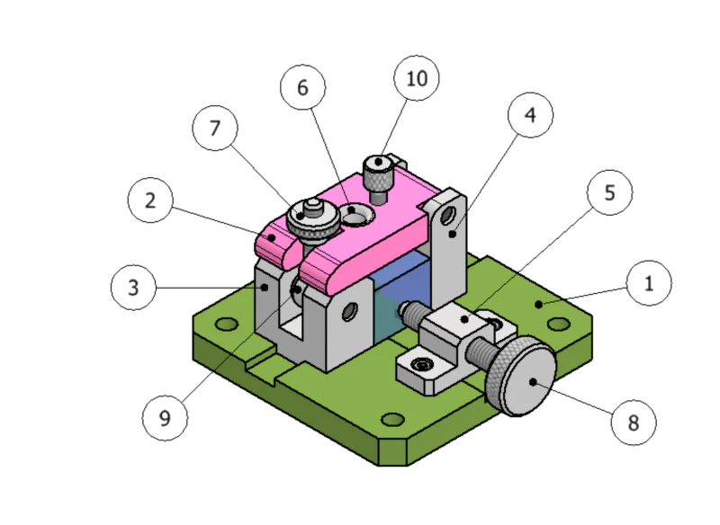 드릴지그-조립도