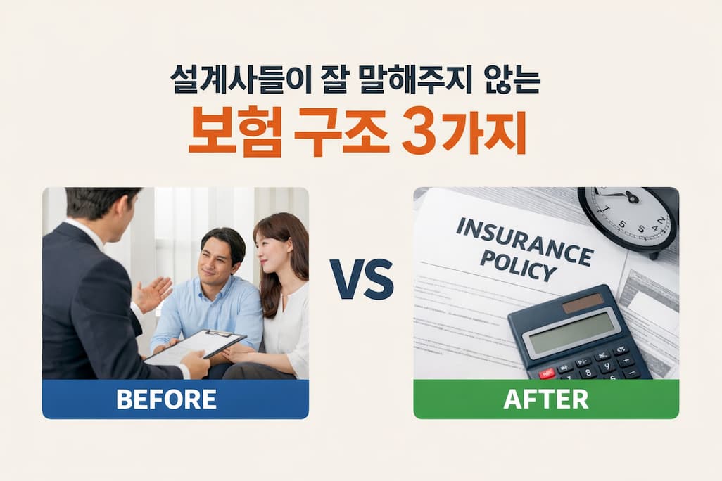 알고 가입하면 완전히 달라지는 보험 구조 3가지