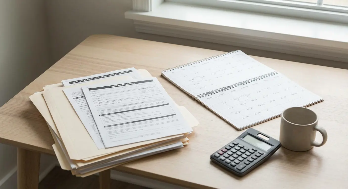 건강보험 지역가입자 전환 기준과 보험료 산정 방식을 설명하는 이미지