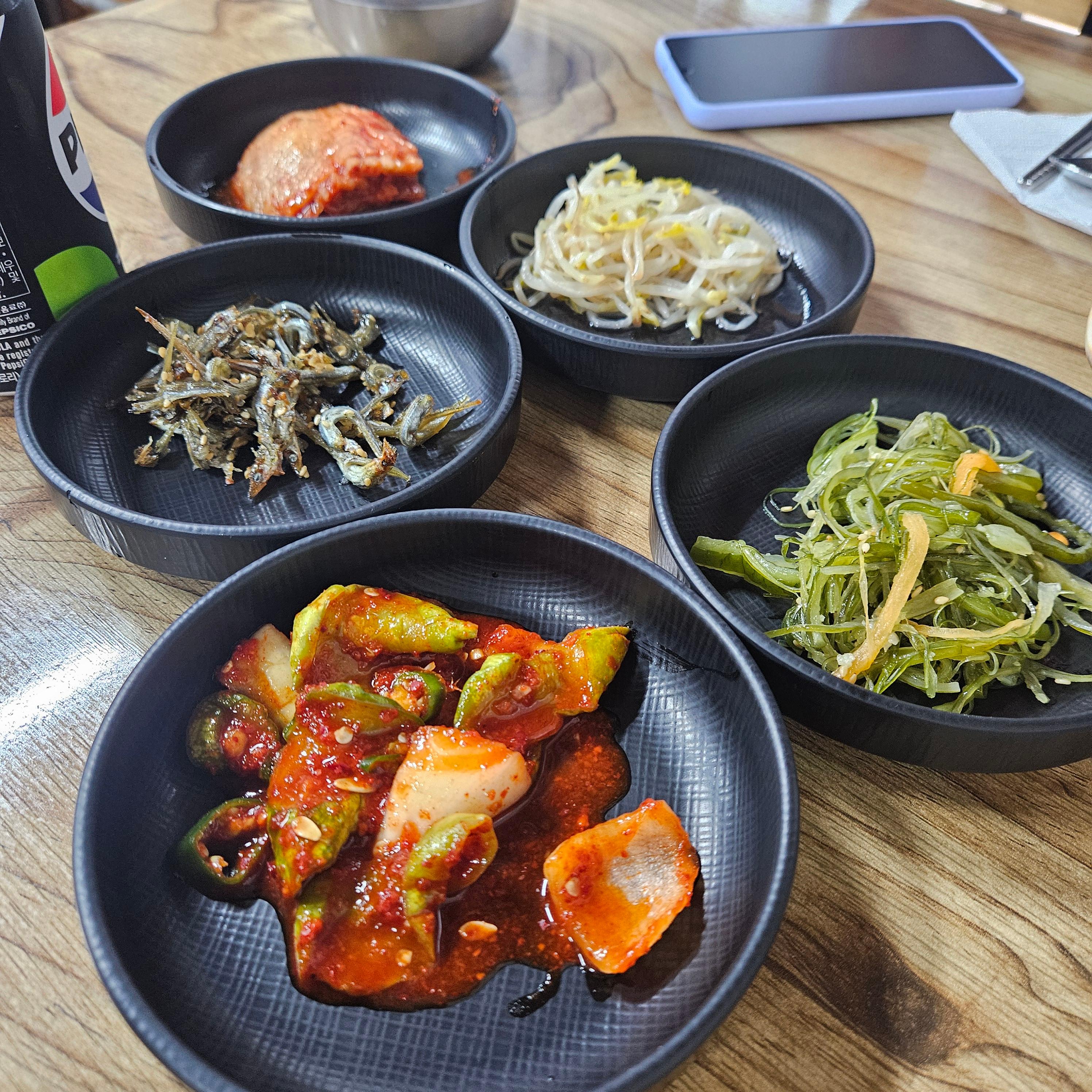 강릉 400년집 초당순두부 밑반찬