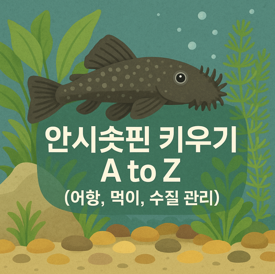 안시숏핀 키우기 A to Z (어항, 먹이, 수질 관리)