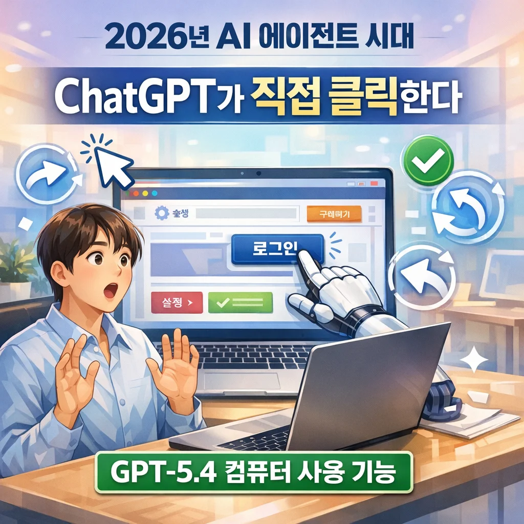 챗 GPT-5.4 에이전트 기능