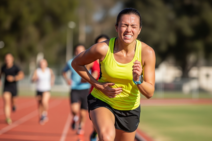 달리기 옆구리통증