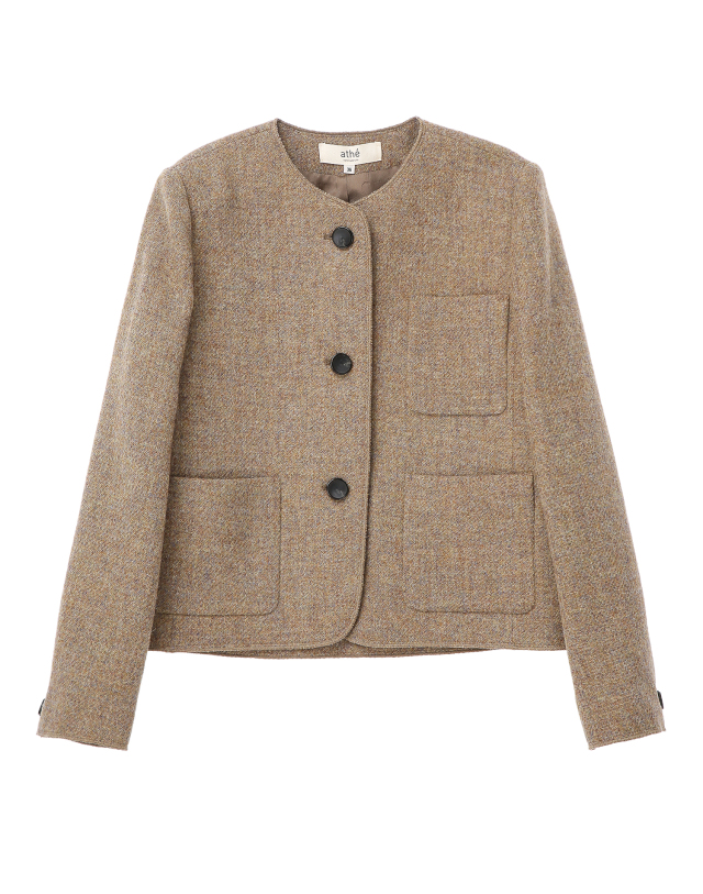 카키-울-긴팔-자켓-ATHE-VANESSABRUNO