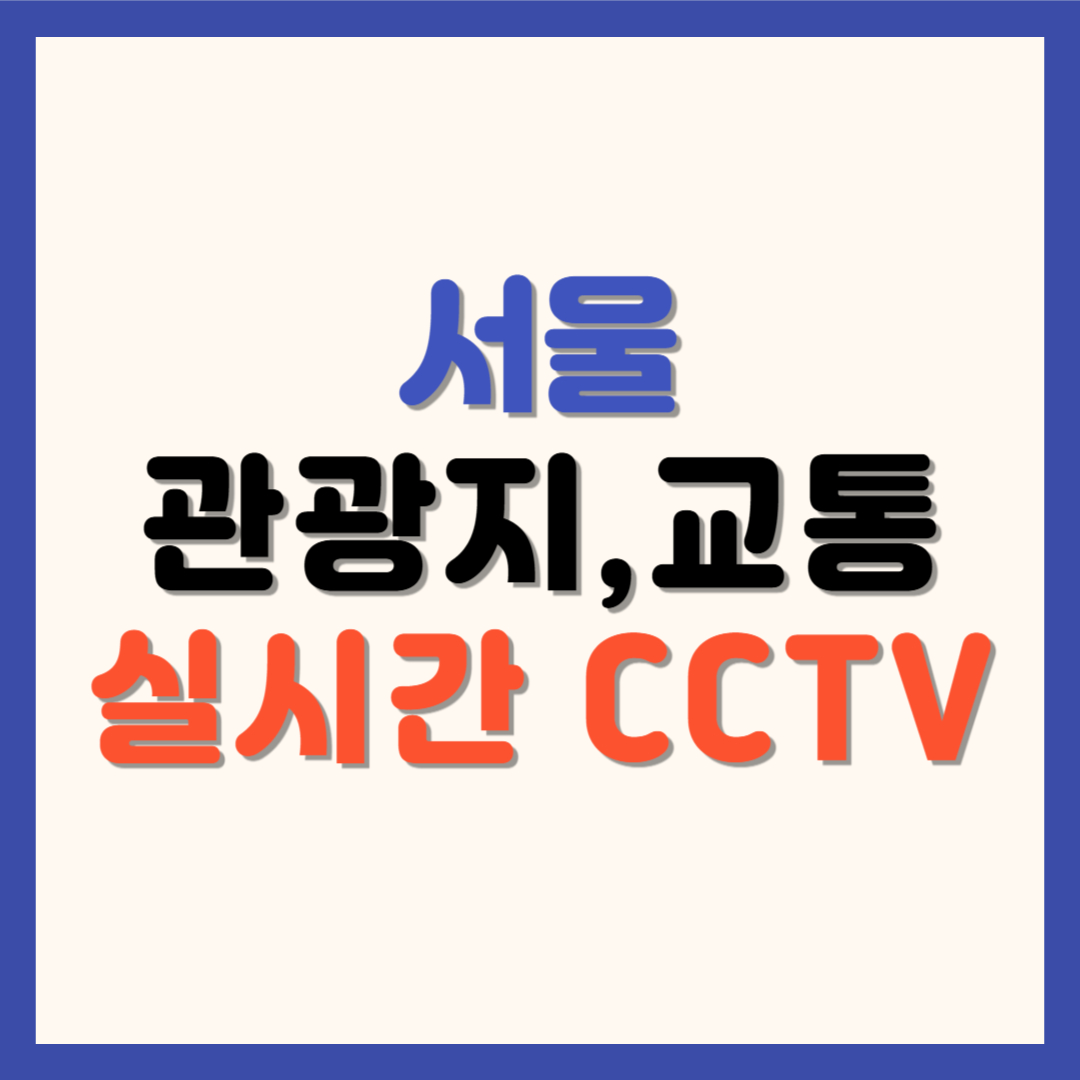 서울 주요 관광지, 교통 정보 실시간