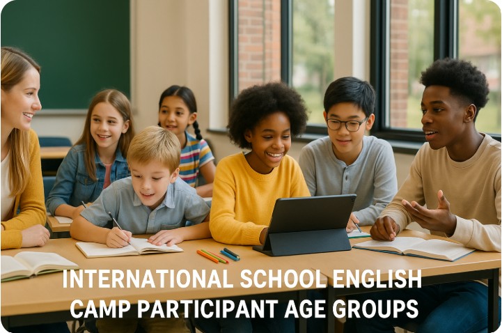 국제학교 영어캠프 참가 대상 연령별 특징 관련