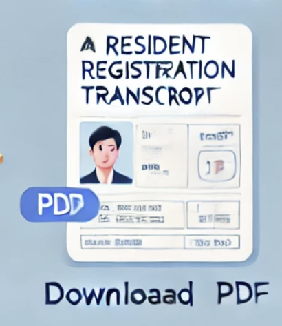 주민등록초본 인터넷발급