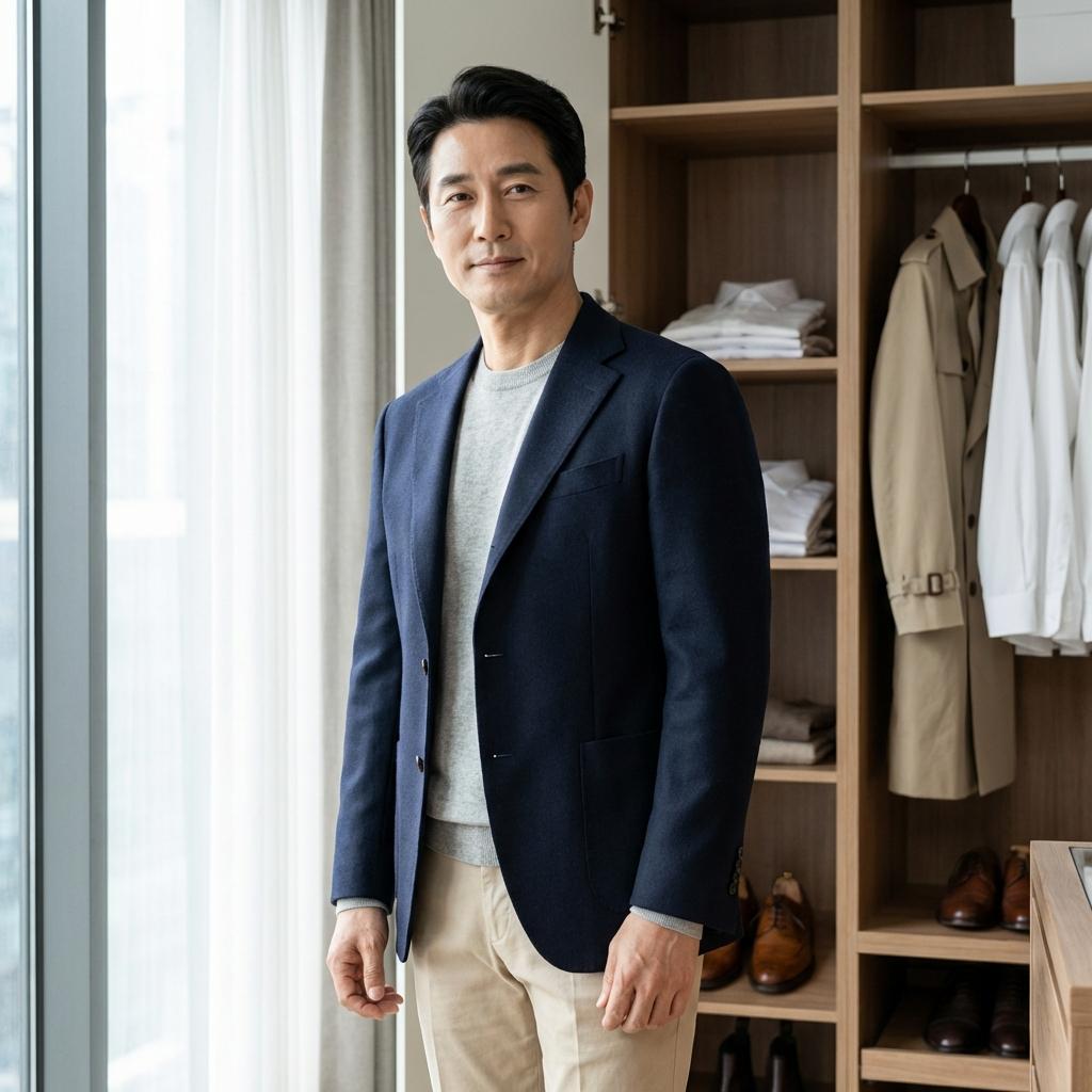 유행 안 타는 중년 남자 캡슐 옷장 기본템