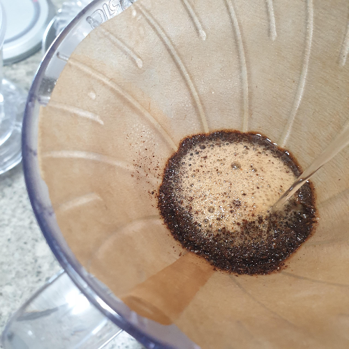 8g레시피와 13g레시피: 소량의 원두로 브루잉 해보자_8g_서클 푸어