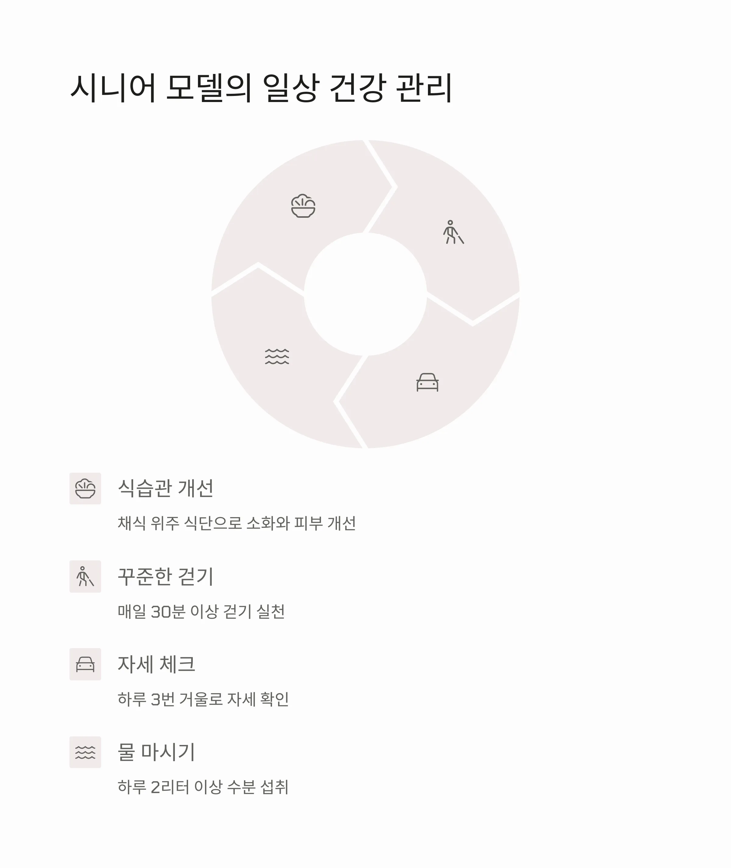 시니어 모델 활동