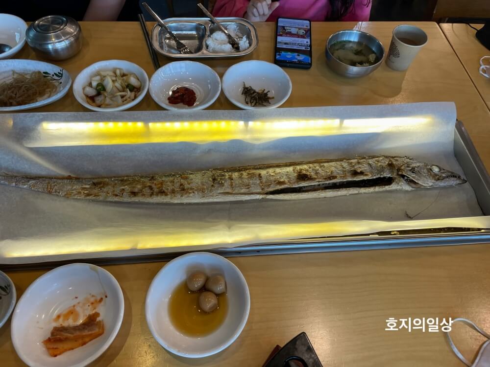 제주 중문 은갈치구이 맛집 춘심이네 - 메인요리