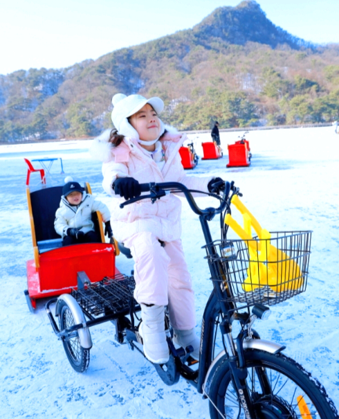 포천 산정호수 썰매축제