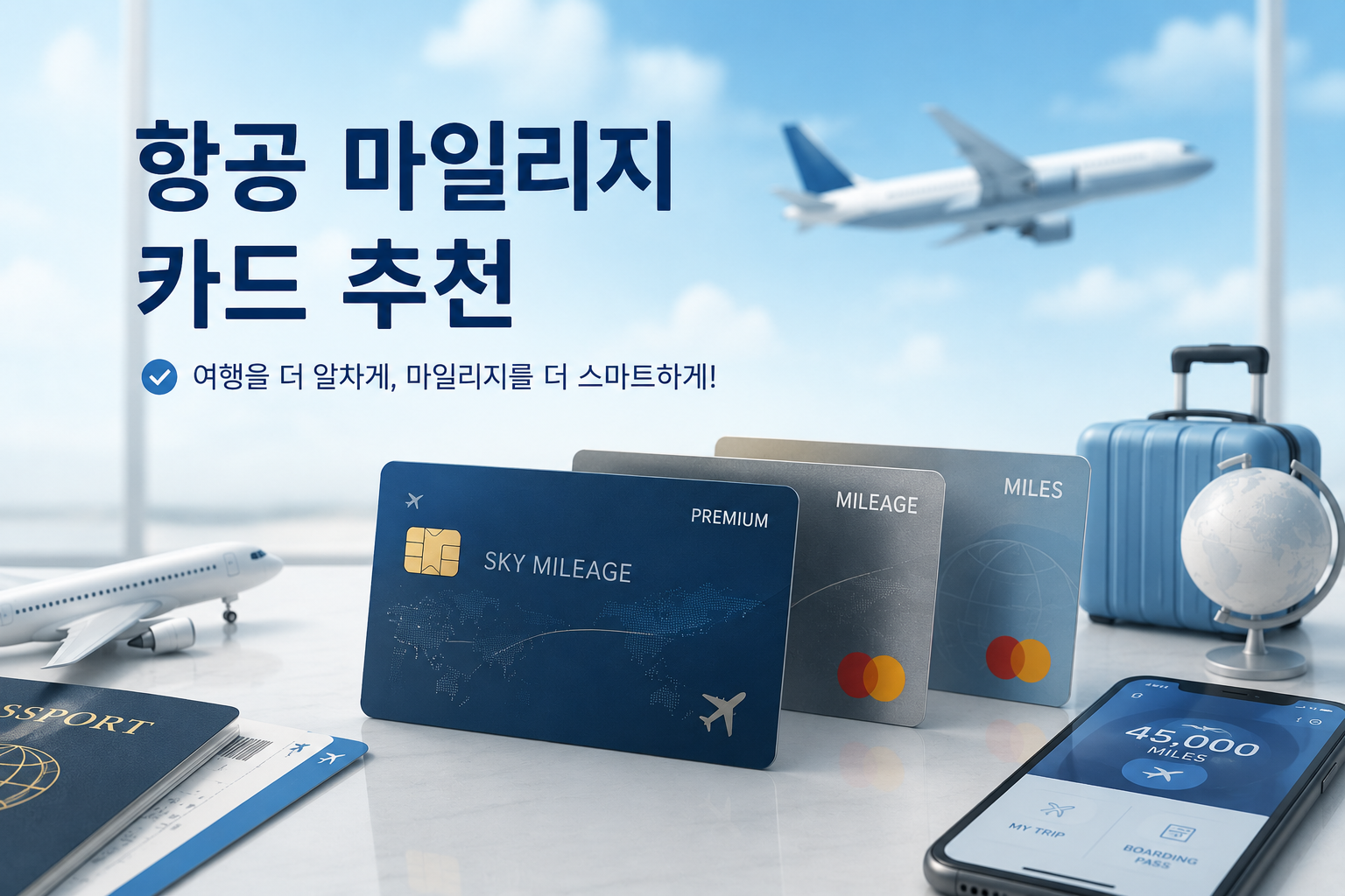 항공 마일리지 카드 이미지