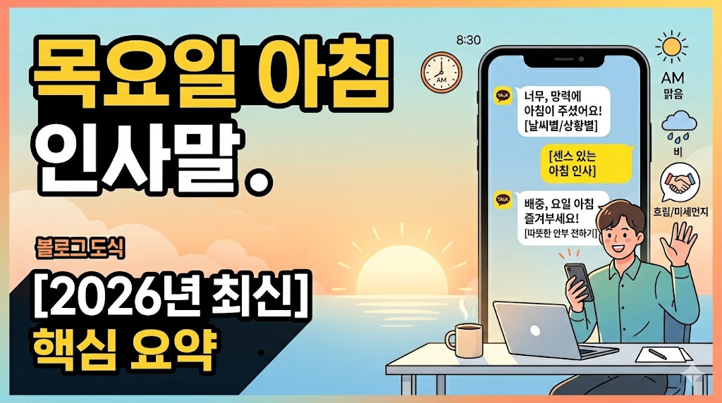 목요일 아침인사말