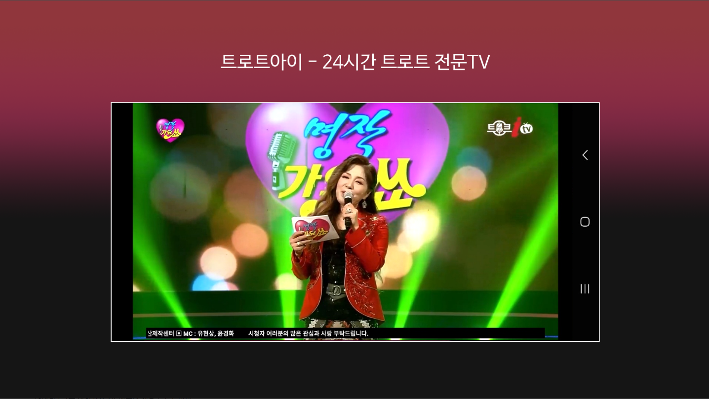 트로트아이TV, 송가인, 임영웅, 영탁, 트로트가수, 행복한 채널 트로트아이