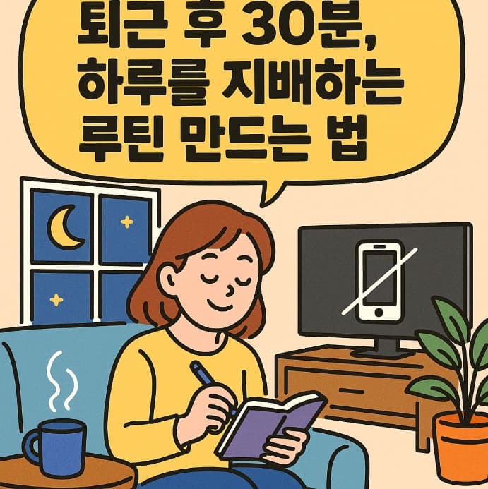 퇴근 후 30분, 하루를 지배하는 루틴 만드는 법