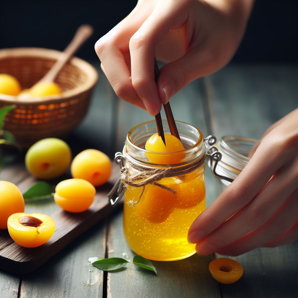 매실 담는 과정