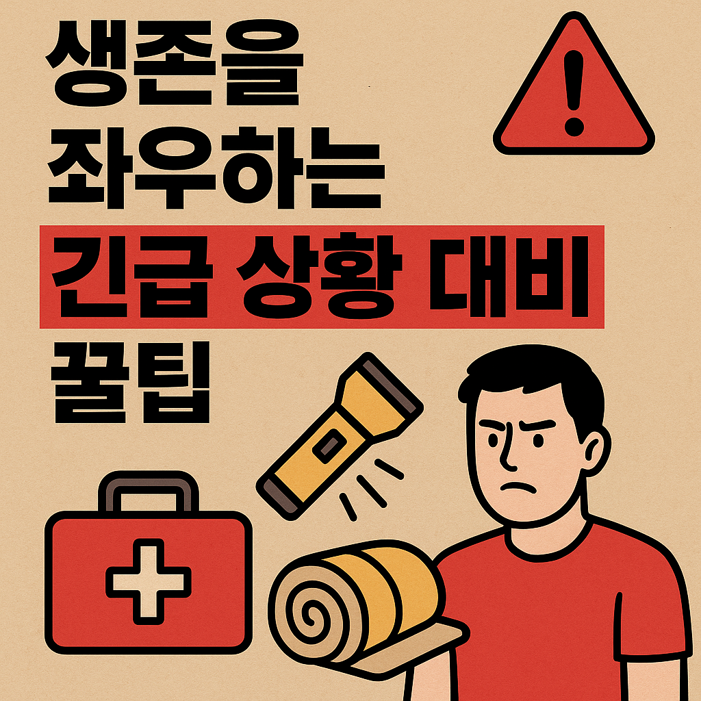 위기 순간, 생존을 좌우하는 긴급 상황 대비 꿀팁