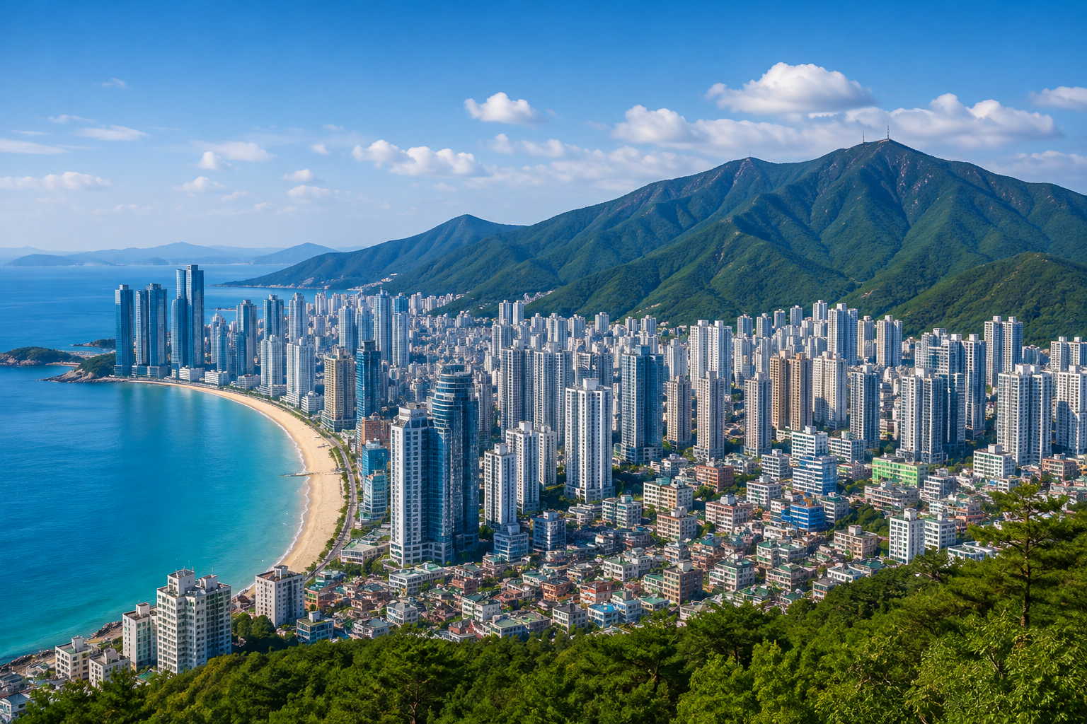해운대 우동3구역 전경