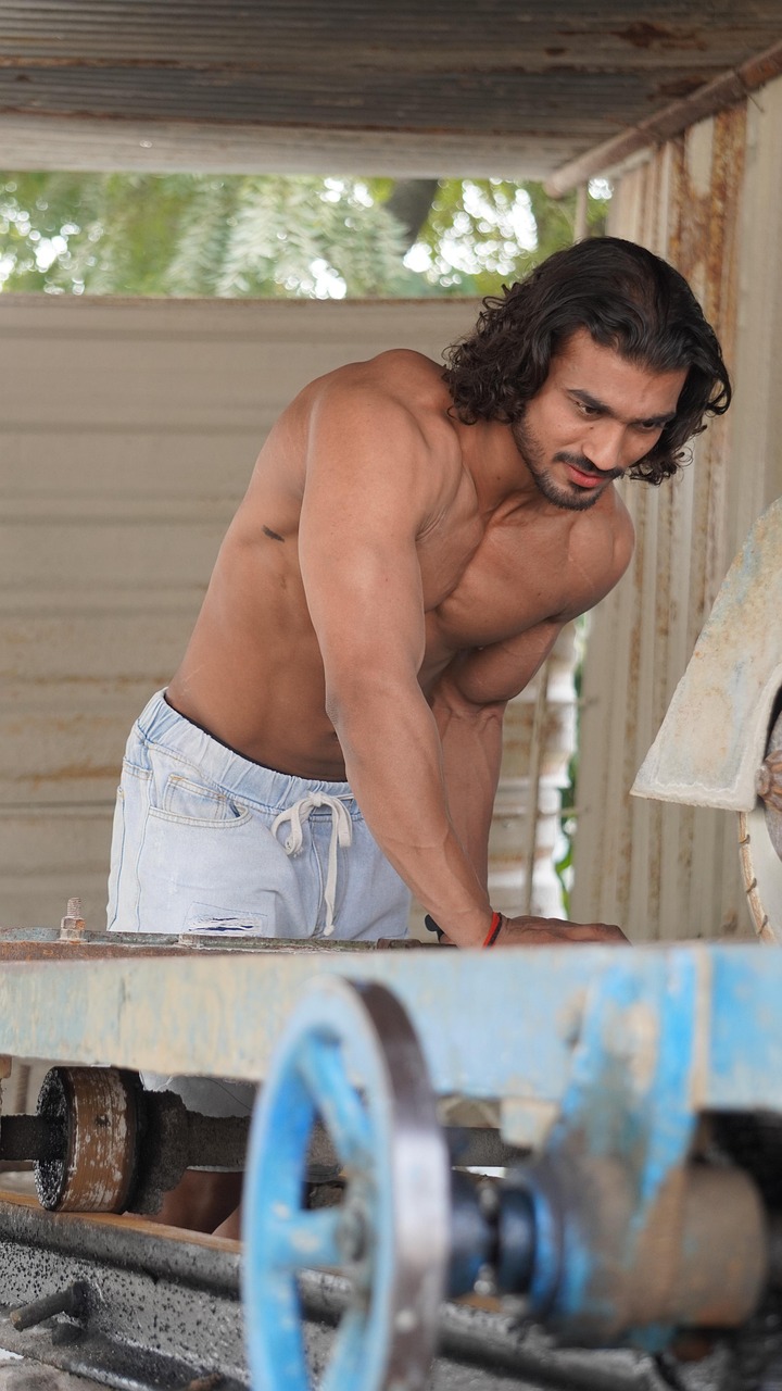 몸 좋은 남성의 모습