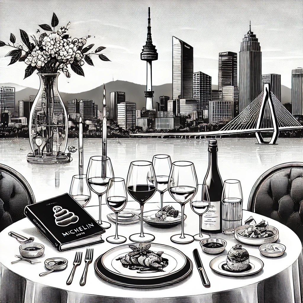 서울배경의 미슐렝 이미지