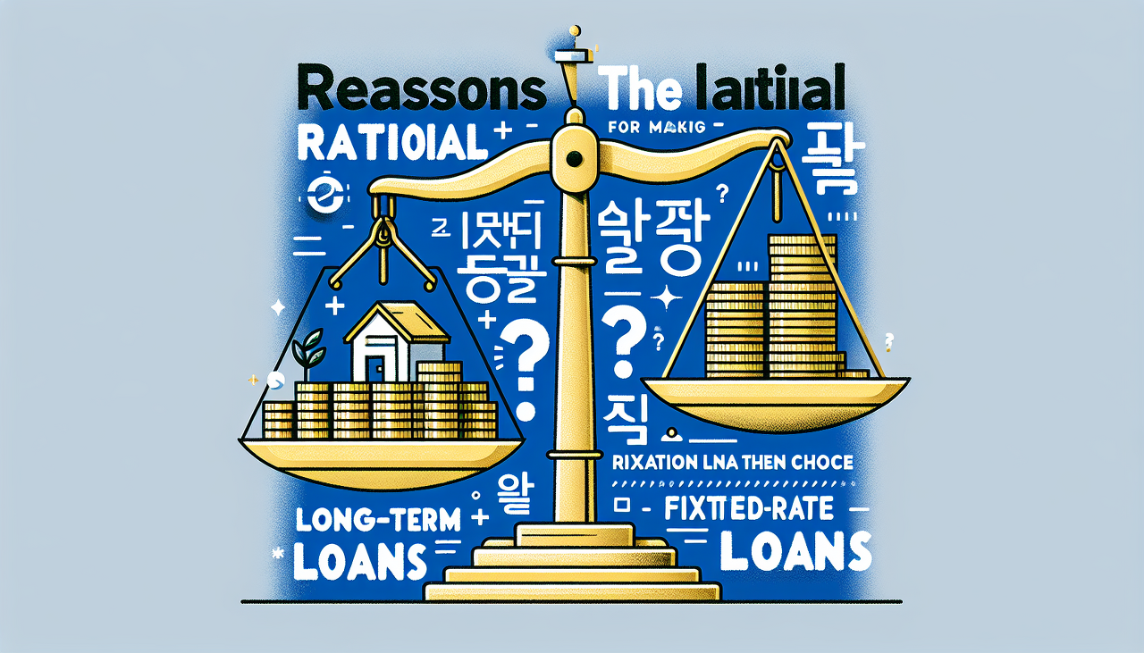 장기 고정금리 대출의 합리적 선택 이유