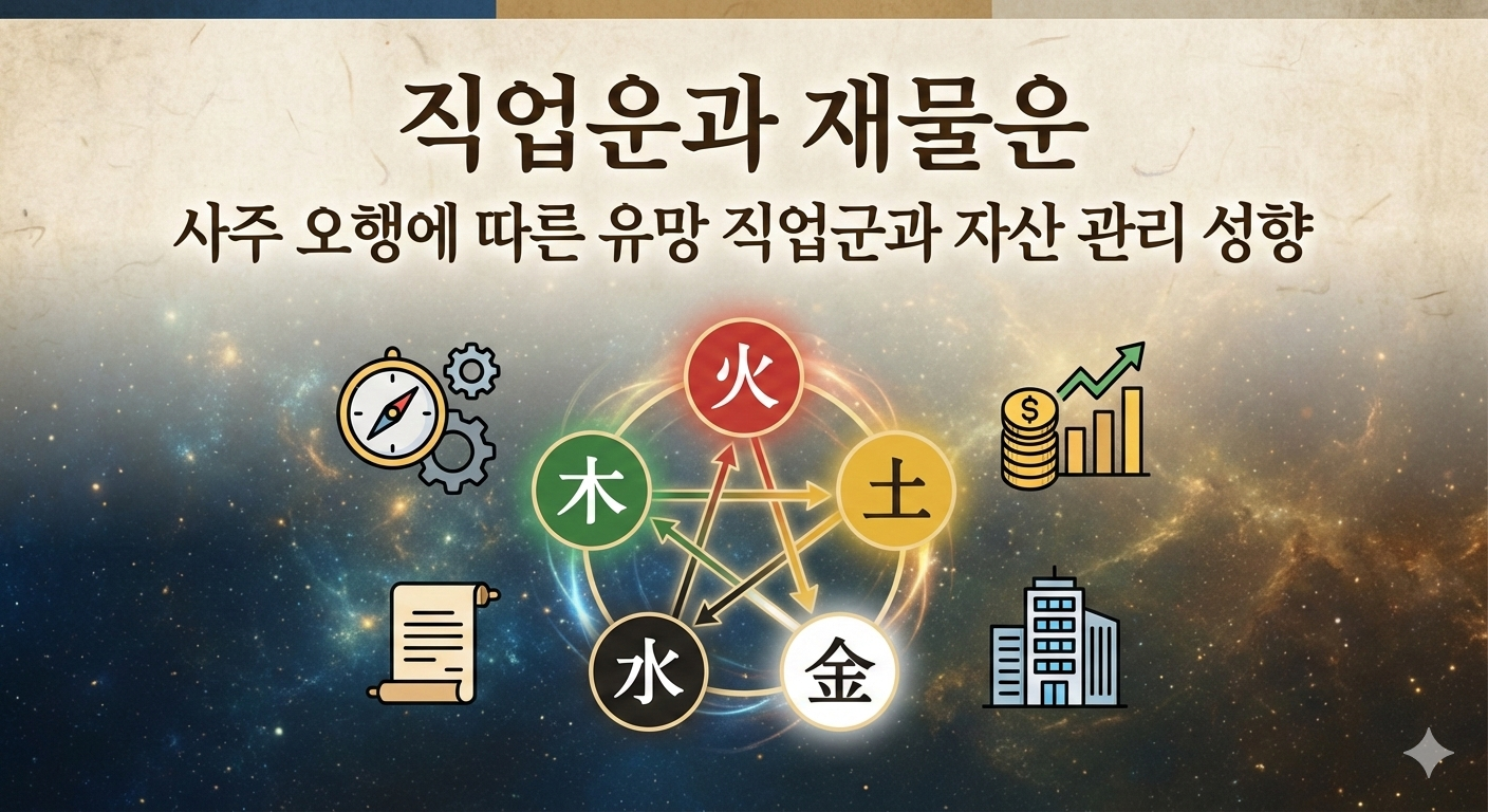사주 오행에 따른 유망 직업군과 자산 관리 성향