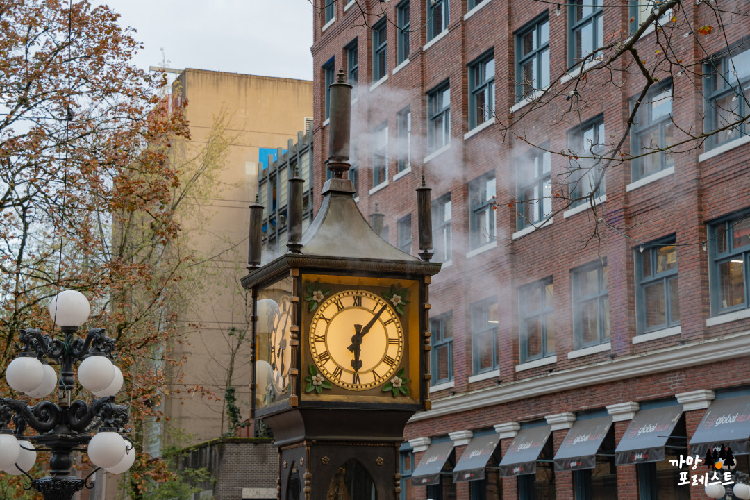 벤쿠버 가스타운 증기시계