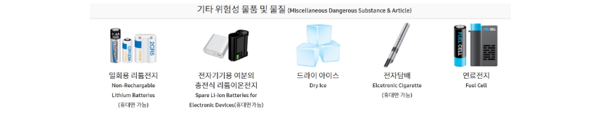 기내반입 금지물품 총정리