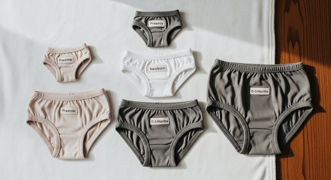 신생아 내의 사이즈