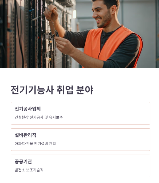 전기기능사 개요와 활용분야