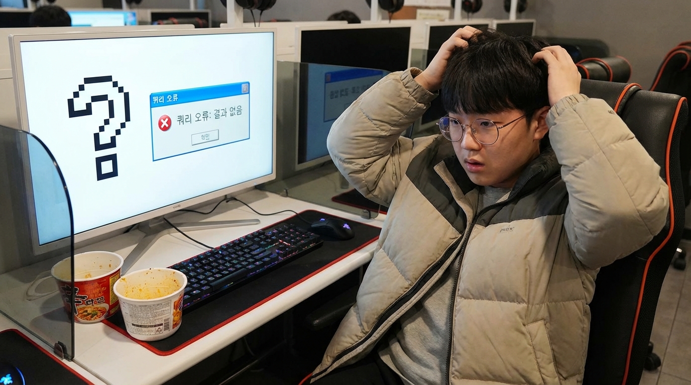 온라인 조회 오류 해결 방법 설명 이미지