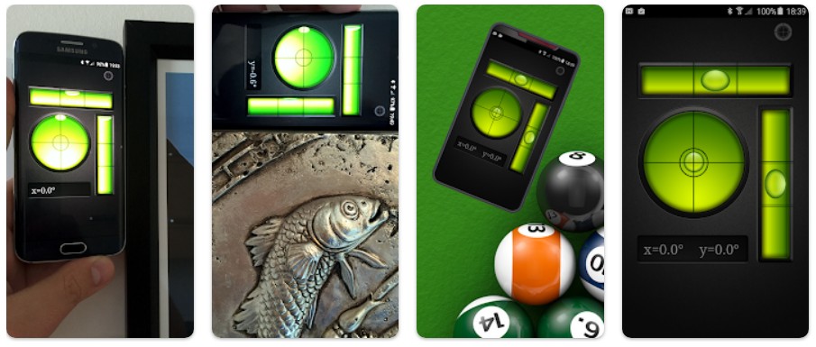 버블 레벨앱 기능