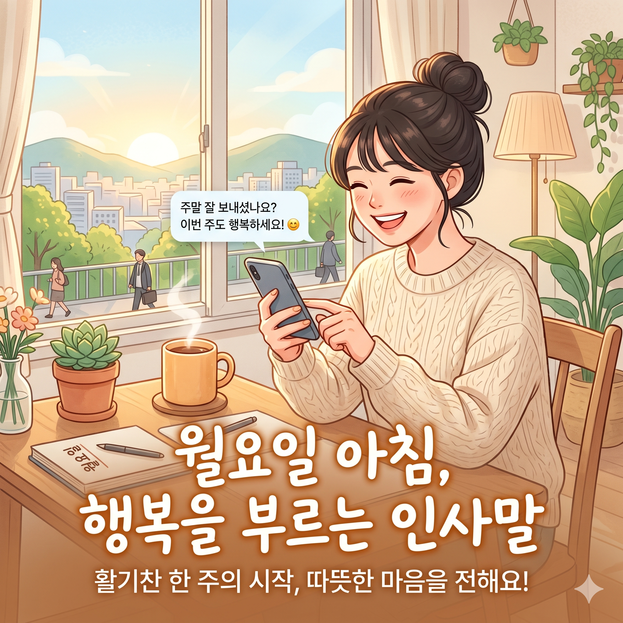새로운 시작을 응원하는 따뜻한 월요일 아침 인사말 모음