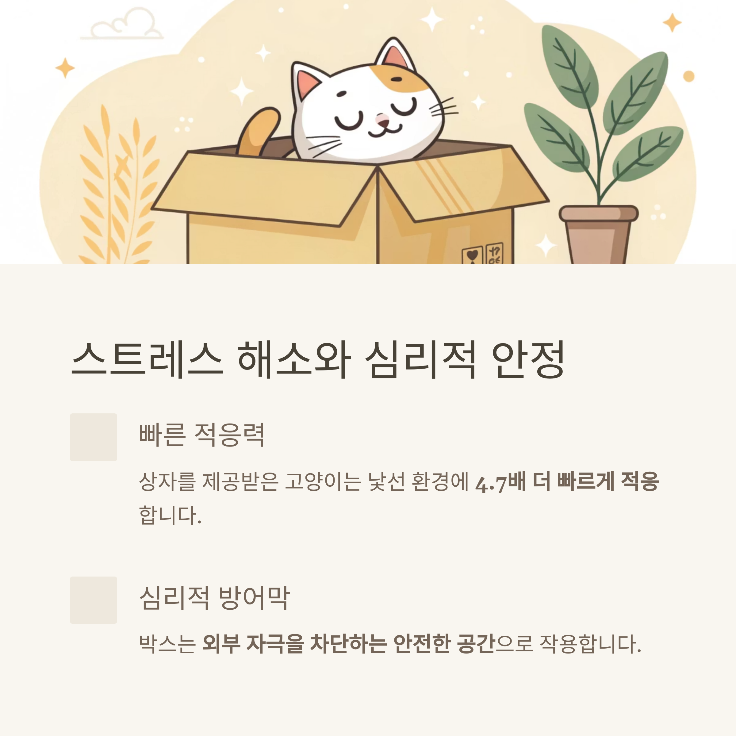 스트레스 해소와 심리적 안정