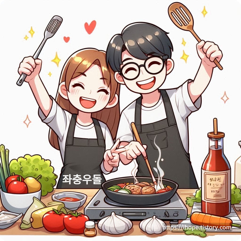 Cooking together