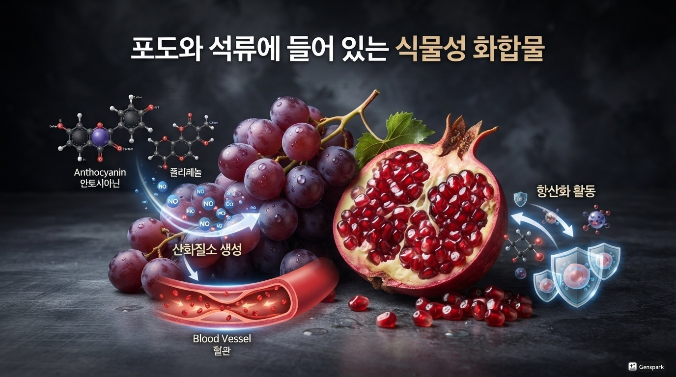 포도와 석류에 들어 있는 식물성 화합물