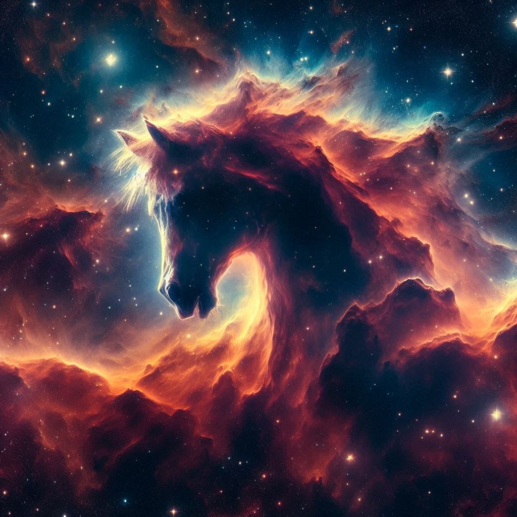 말머리 성운 오리온자리의 신비로운 우주