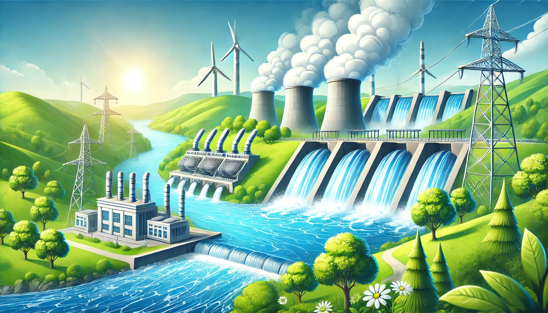 수력발전과 지열발전