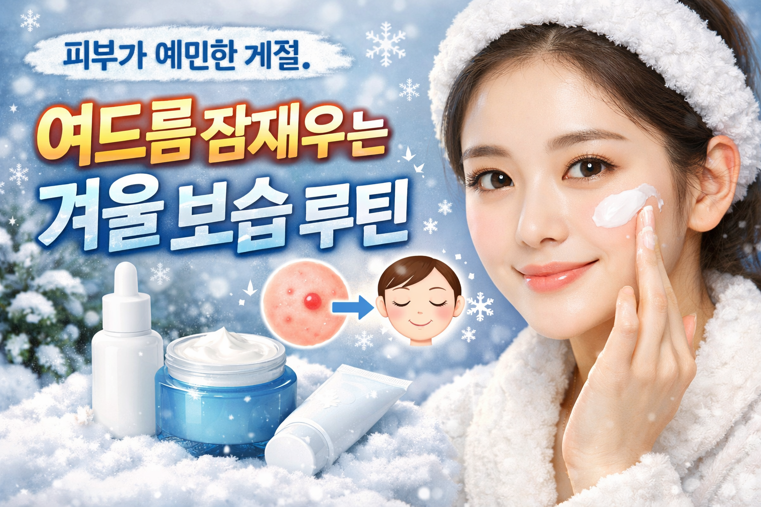 겨울철 여드름
