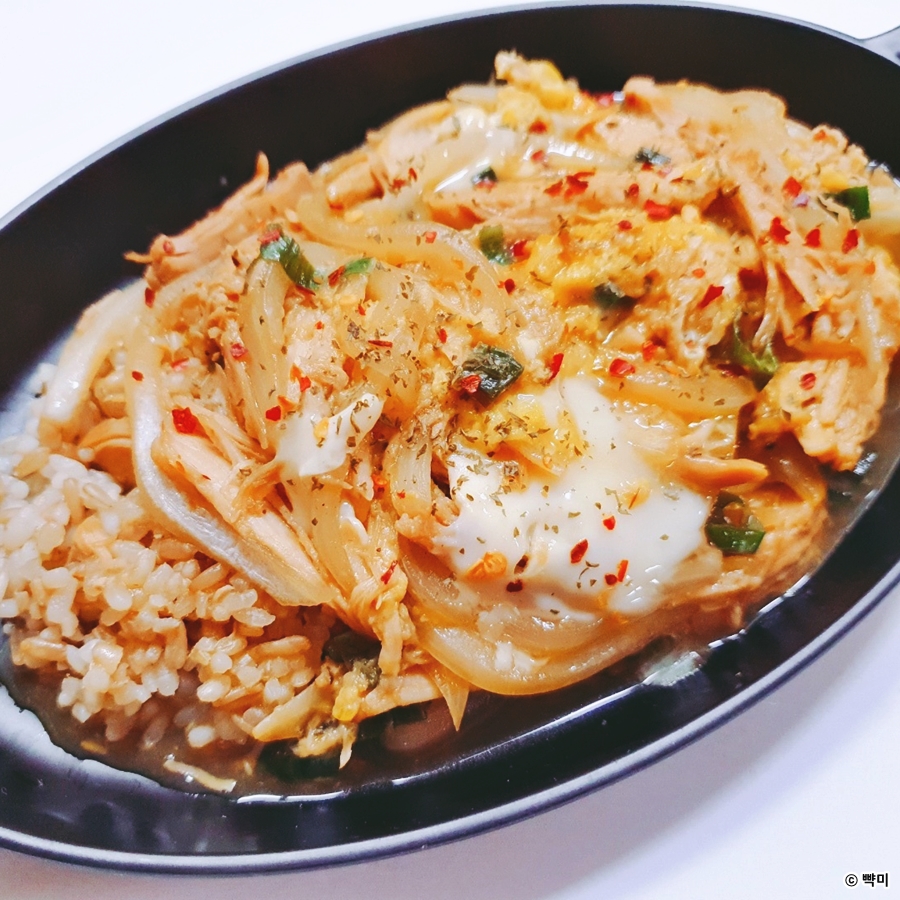 닭가슴살 요리 닭고기 달걀덮밥 다이어트 레시피