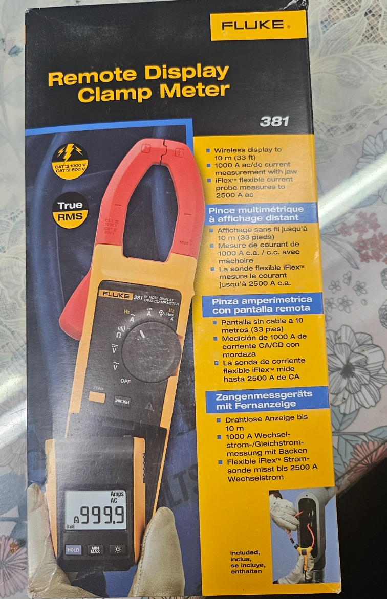 fluke 381 박스외관실물사진