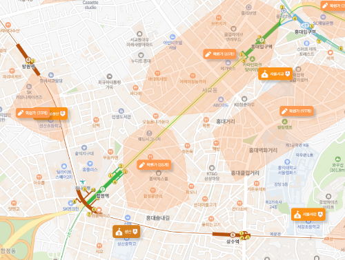 학원가