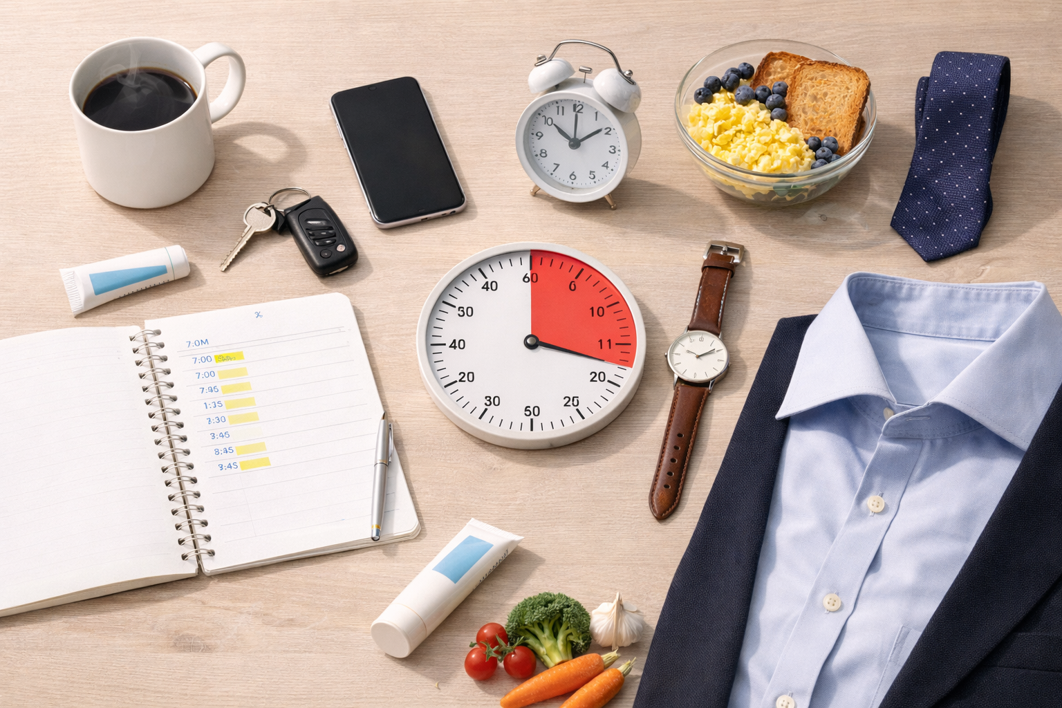 아침 준비 루틴 최적화: &ldquo;외출 전 20분&rdquo; 고정 시스템 만들기