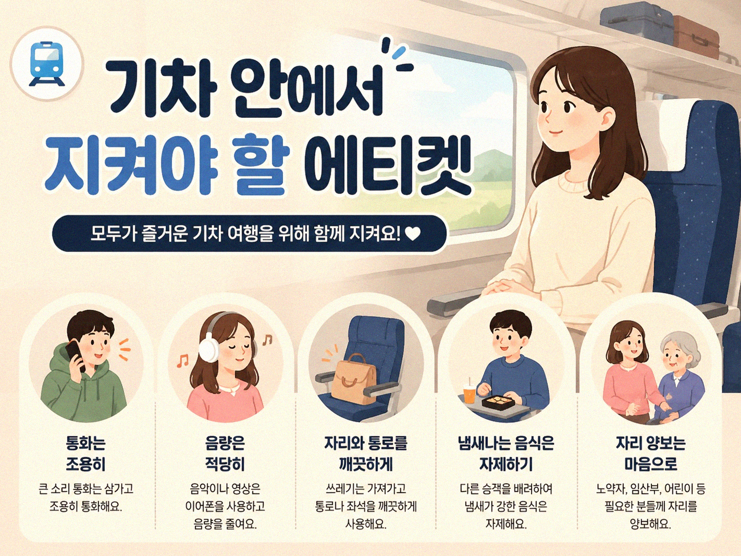 반려동물과 함께하는 기차 여행, 이것만은 알고 떠나세요